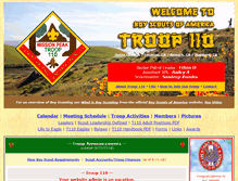 Tablet Screenshot of bsatroop110.org